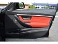 Coral Red 2016 BMW 3 Series 340i xDrive Sedan Door Panel