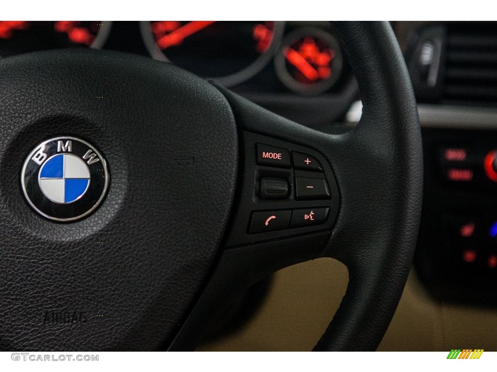 2014 3 Series 320i Sedan - Black Sapphire Metallic / Venetian Beige photo #18