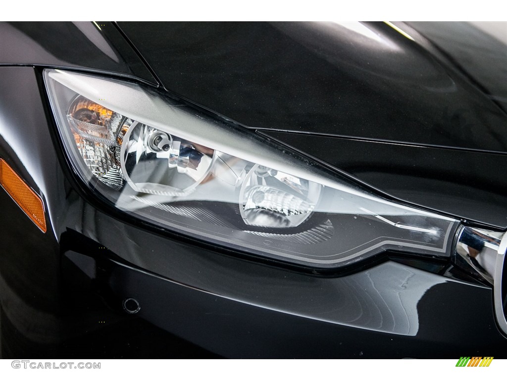 2014 3 Series 320i Sedan - Black Sapphire Metallic / Venetian Beige photo #27