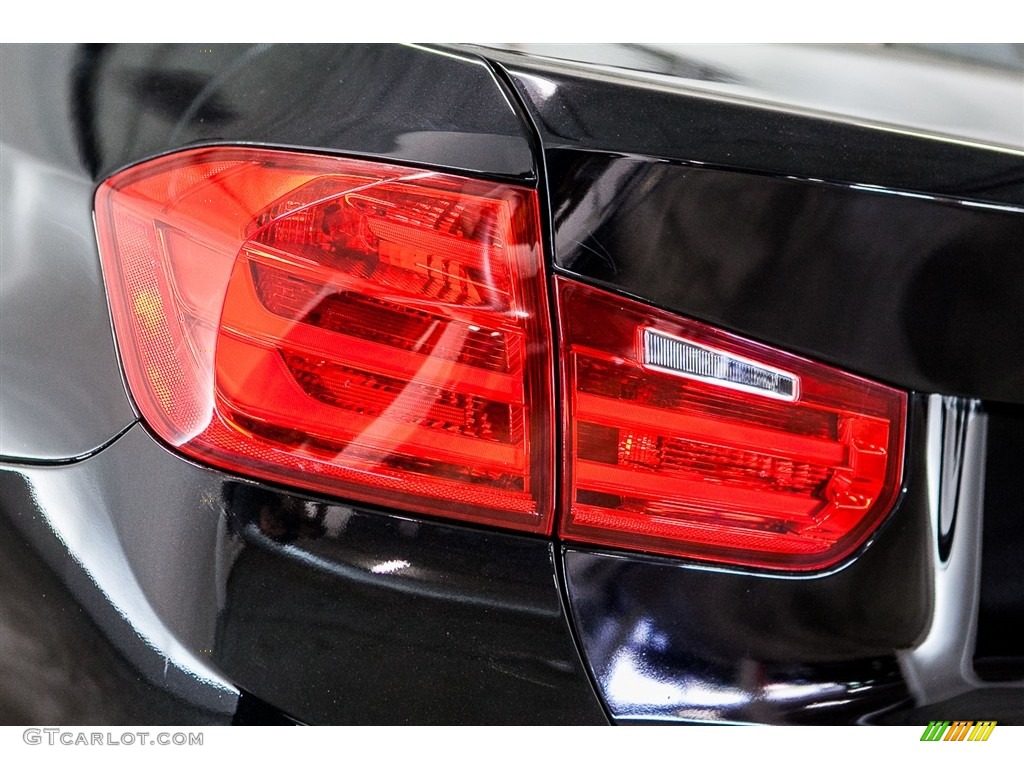 2014 3 Series 320i Sedan - Black Sapphire Metallic / Venetian Beige photo #29