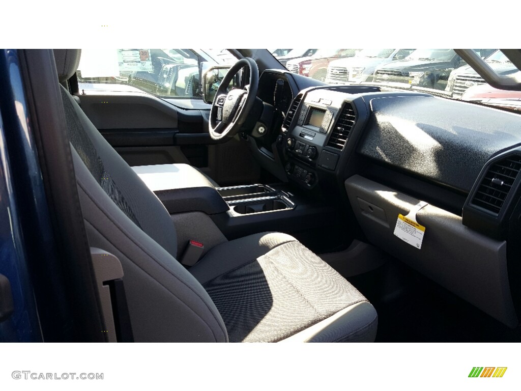 2016 F150 XL SuperCab 4x4 - Blue Jeans / Medium Earth Gray photo #3