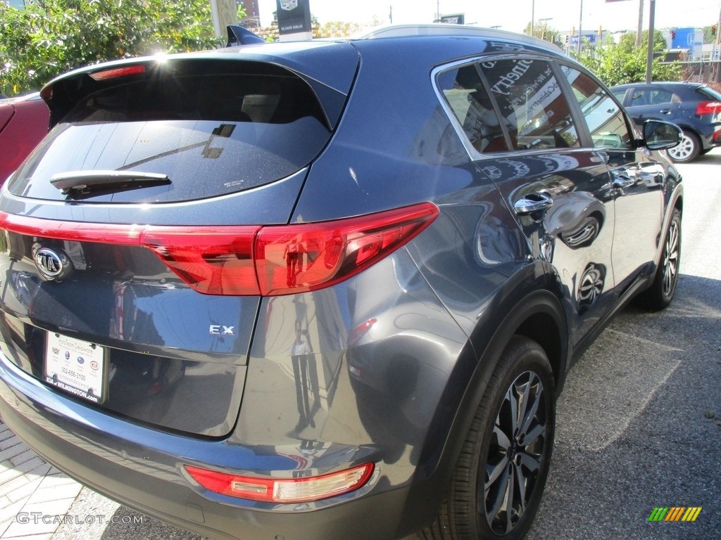 2017 Sportage EX - Pacific Blue / Black photo #4