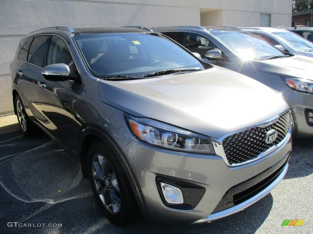 2017 Sorento SX V6 AWD - Titanium Silver / Merlot photo #1