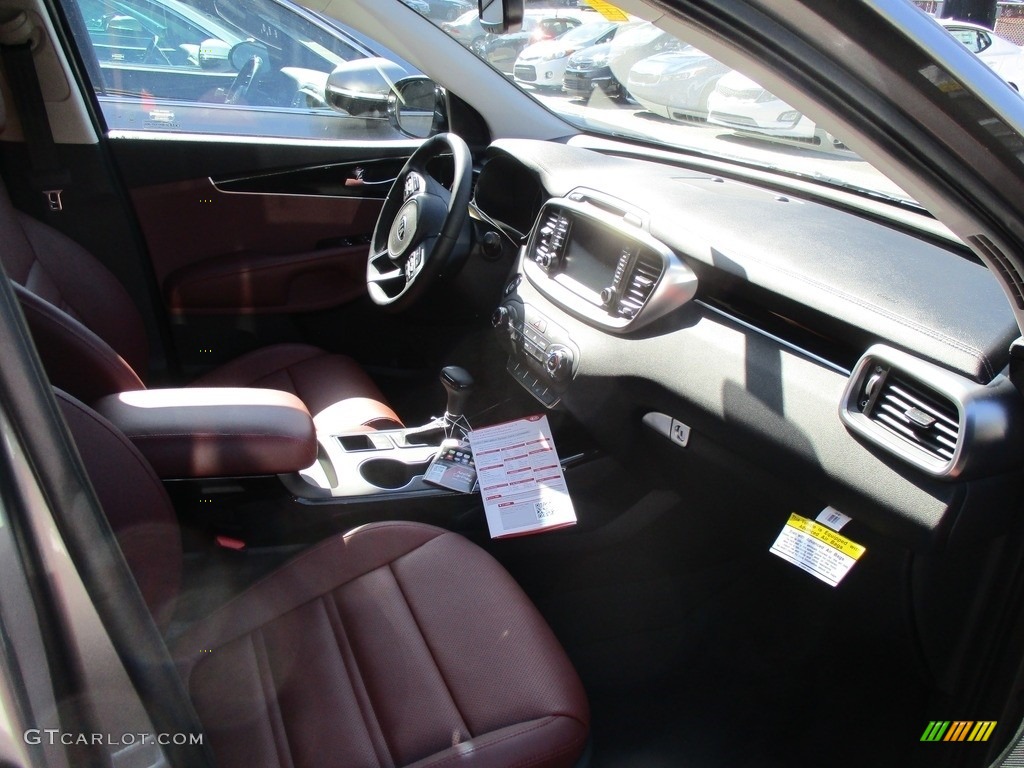 Merlot Interior 2017 Kia Sorento SX V6 AWD Photo #116192507