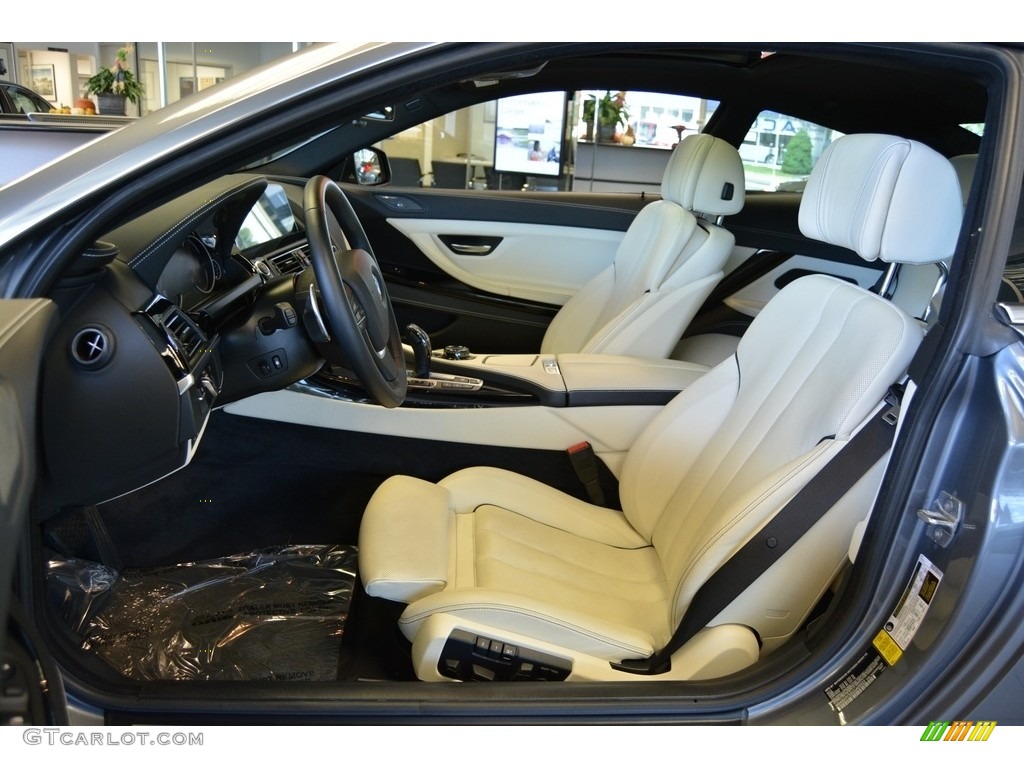 Ivory White/Black Interior 2016 BMW 6 Series 650i xDrive Coupe Photo #116192555