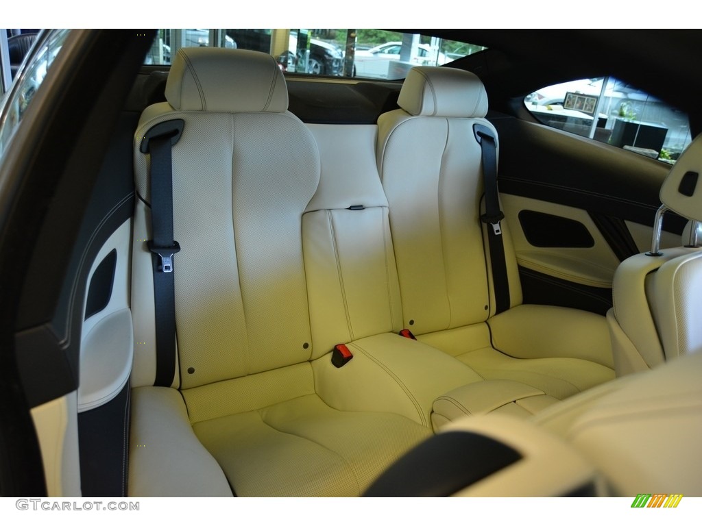 2016 BMW 6 Series 650i xDrive Coupe Rear Seat Photo #116192690