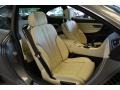 2016 BMW 6 Series Ivory White/Black Interior Front Seat Photo