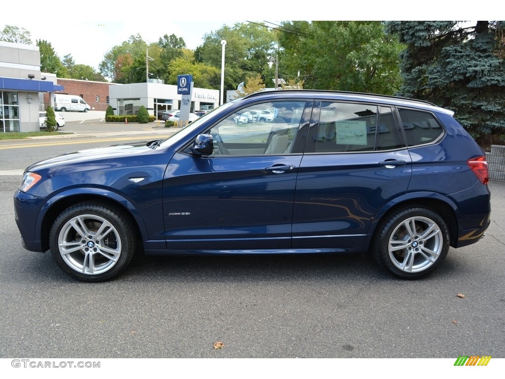Deep Sea Blue Metallic 2014 BMW X3 xDrive35i Exterior Photo #116193632