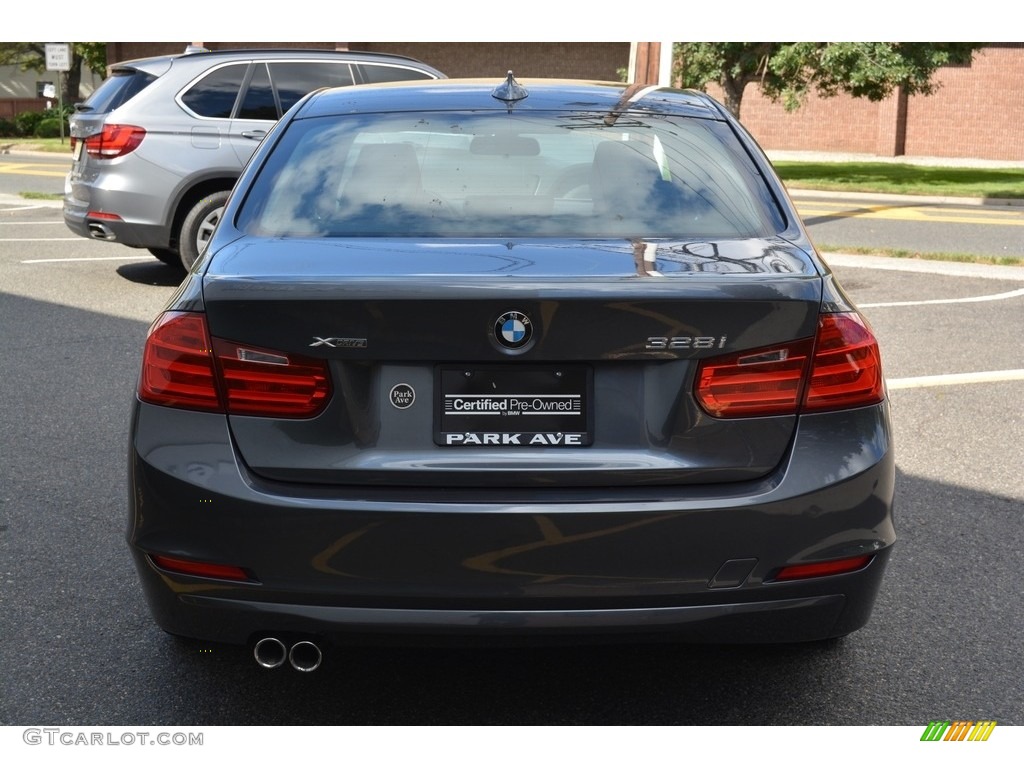 2014 3 Series 328i xDrive Sedan - Mineral Grey Metallic / Black photo #4