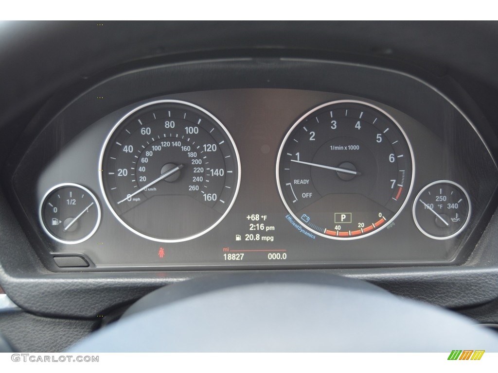 2014 3 Series 328i xDrive Sedan - Mineral Grey Metallic / Black photo #21