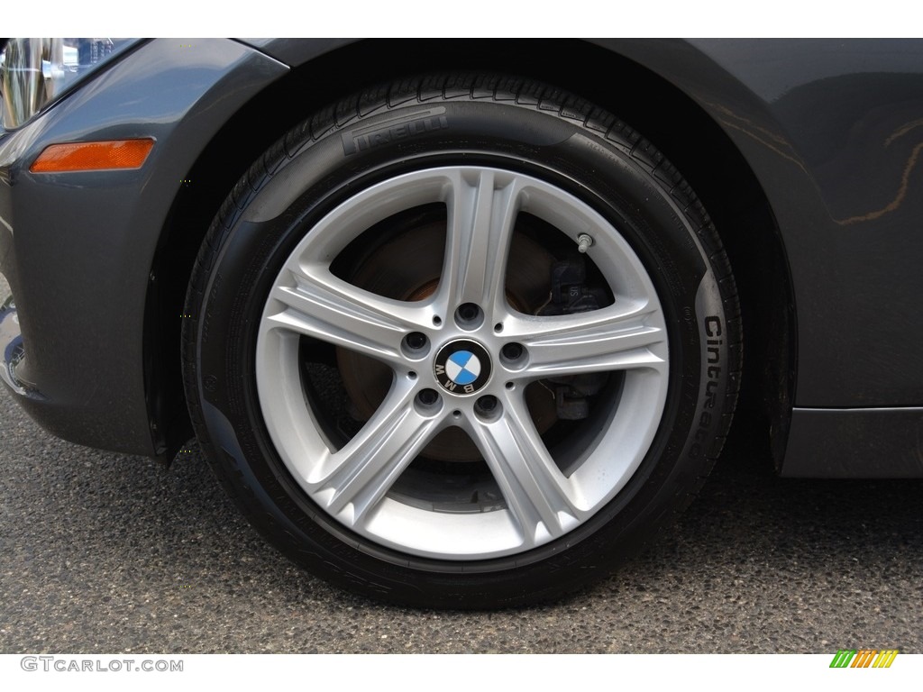 2014 3 Series 328i xDrive Sedan - Mineral Grey Metallic / Black photo #32