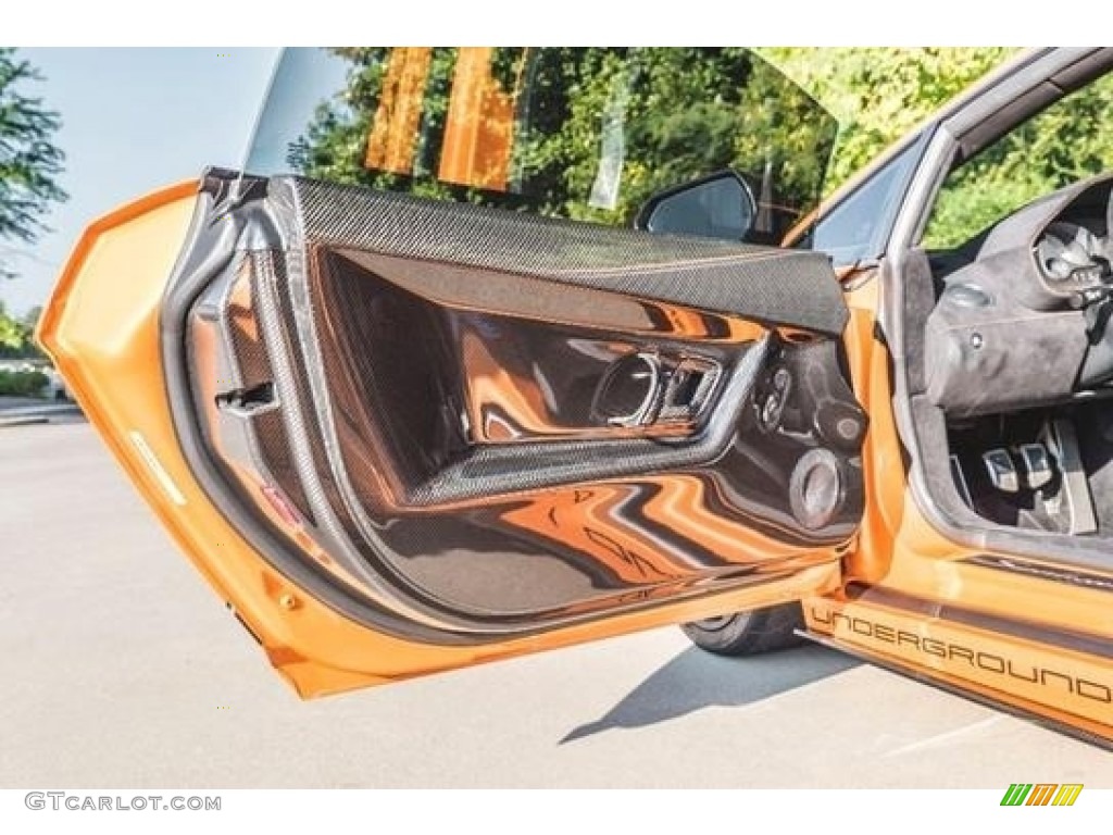 2008 Gallardo Superleggera - Arancio Borealis (Orange) / Nero Superleggera photo #10