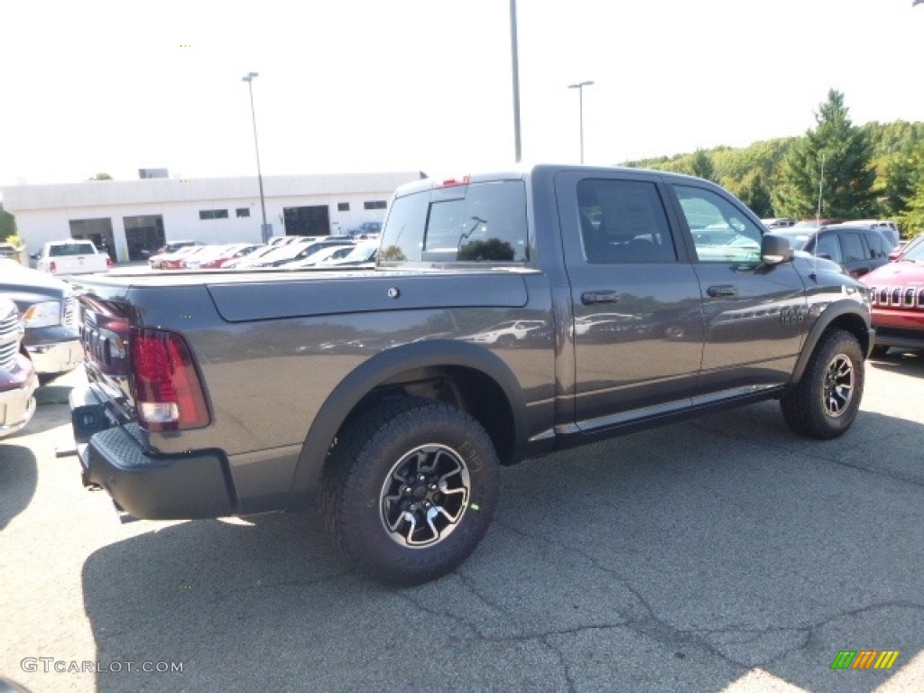 2017 1500 Rebel Crew Cab 4x4 - Granite Crystal Metallic / Rebel Theme Red/Black photo #7