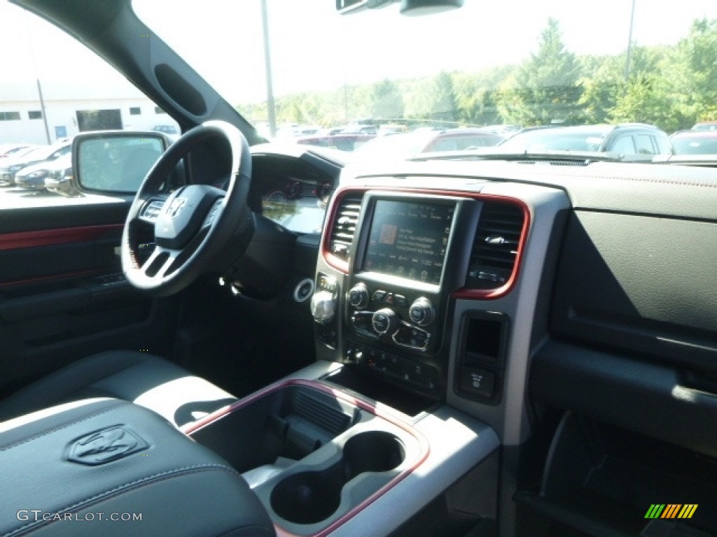 2017 1500 Rebel Crew Cab 4x4 - Granite Crystal Metallic / Rebel Theme Red/Black photo #11