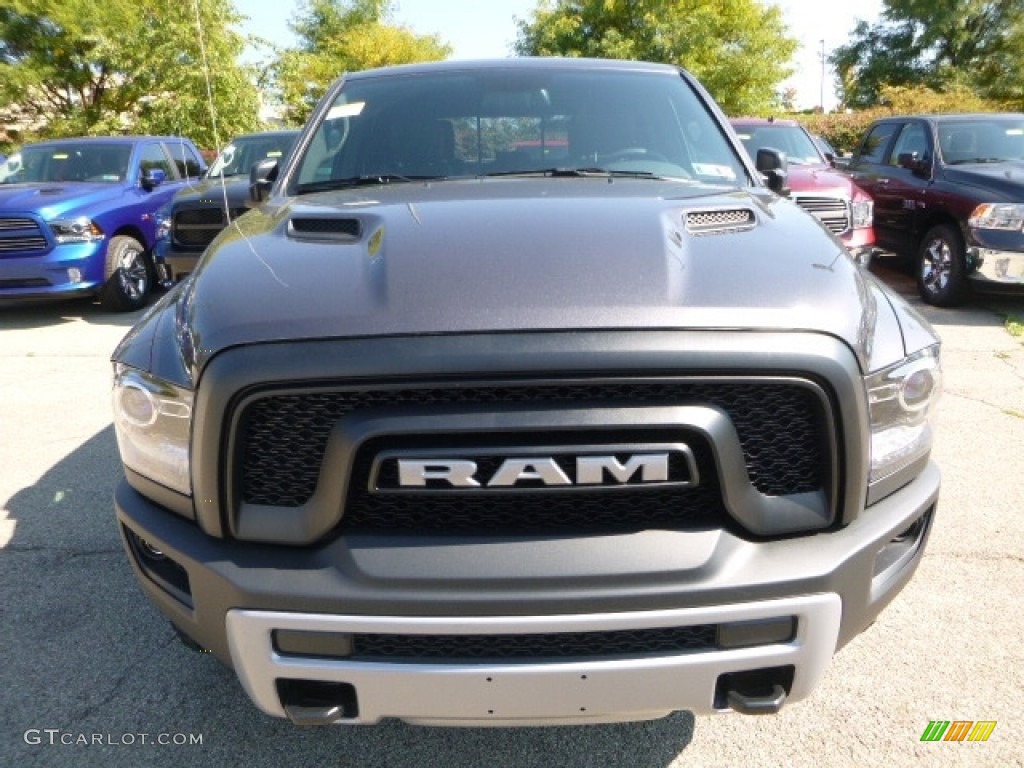 Granite Crystal Metallic 2017 Ram 1500 Rebel Crew Cab 4x4 Exterior Photo #116196642