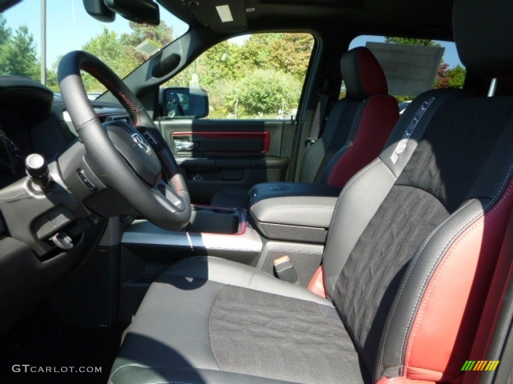 2017 Ram 1500 Rebel Crew Cab 4x4 Front Seat Photo #116196663