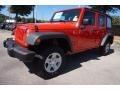 2017 Firecracker Red Jeep Wrangler Unlimited Sport 4x4  photo #1