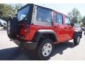 2017 Firecracker Red Jeep Wrangler Unlimited Sport 4x4  photo #3