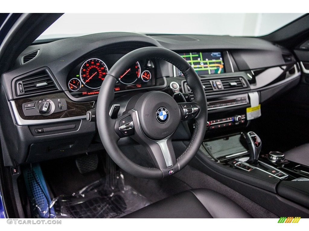 2016 5 Series 535i Sedan - Mediterranean Blue Metallic / Black photo #6