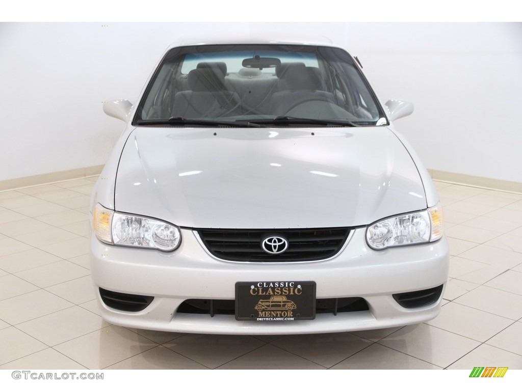 2001 Corolla LE - Silverstream Opal / Light Charcoal photo #2