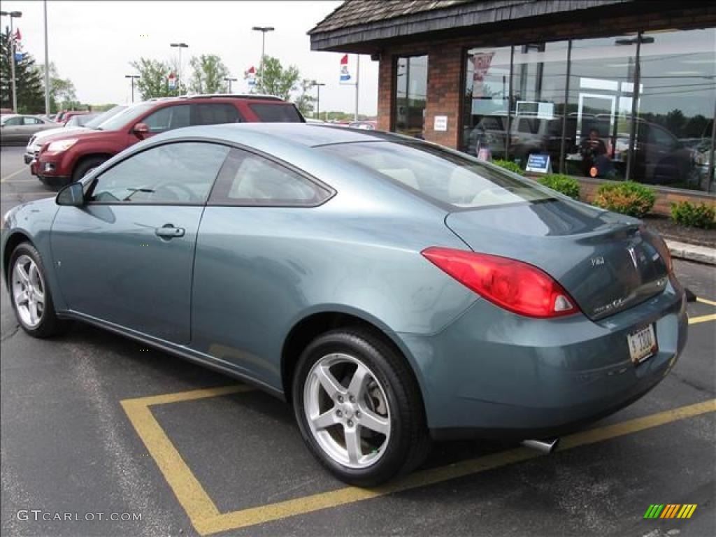 2009 G6 GT Coupe - Silver Green Metallic / Light Taupe photo #3