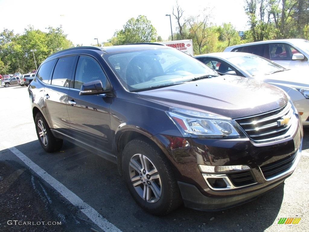2016 Traverse LT AWD - Sable Metallic / Ebony photo #2