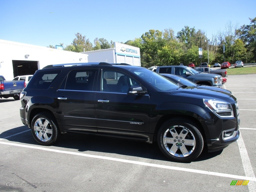 2013 Acadia Denali AWD - Carbon Black Metallic / Ebony photo #3