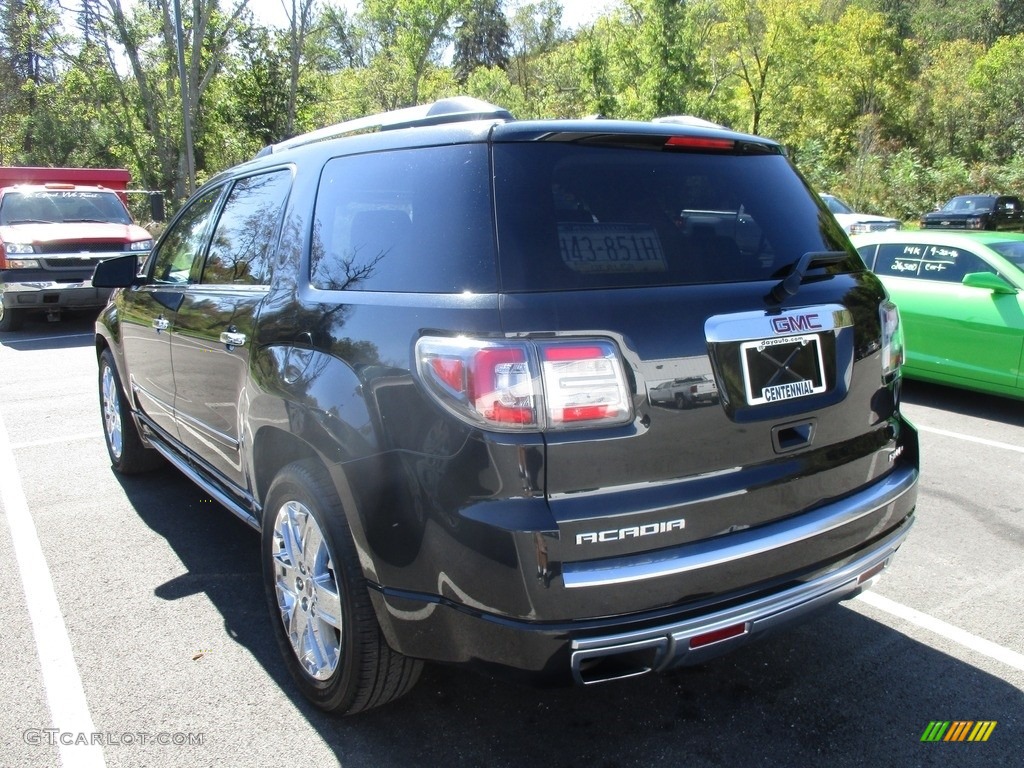 2013 Acadia Denali AWD - Carbon Black Metallic / Ebony photo #5