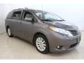 2012 Predawn Gray Mica Toyota Sienna XLE AWD  photo #1