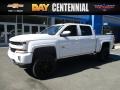 2017 Summit White Chevrolet Silverado 1500 LT Crew Cab 4x4  photo #1