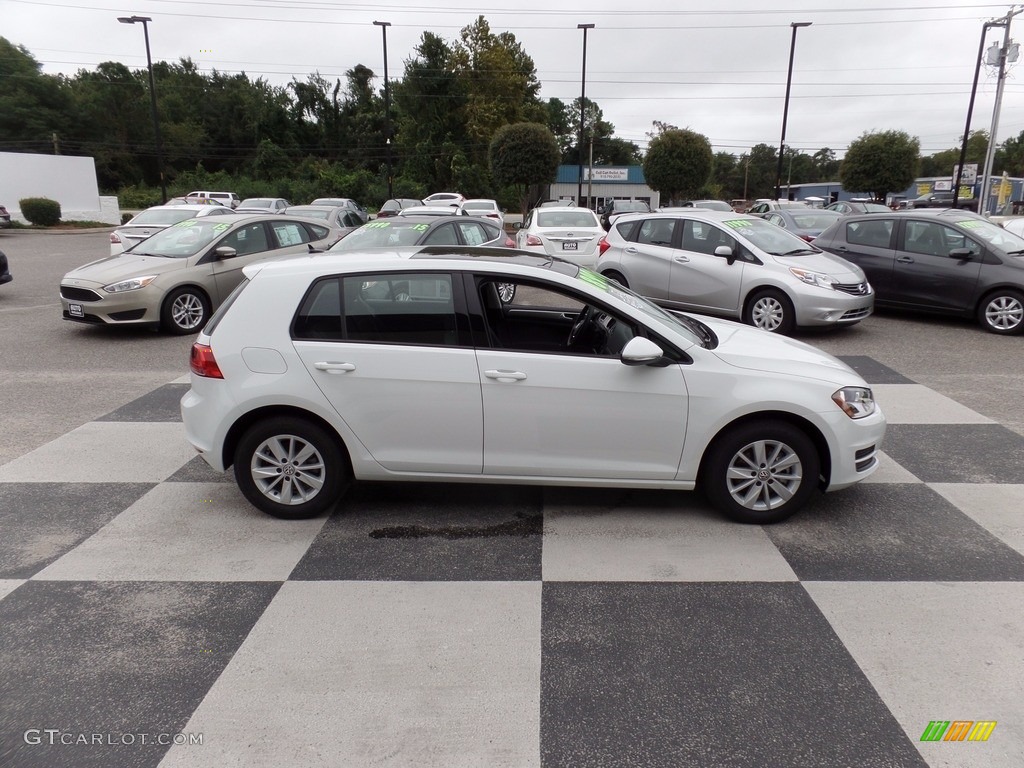 Pure White 2016 Volkswagen Golf 4 Door 1.8T S Exterior Photo #116200099
