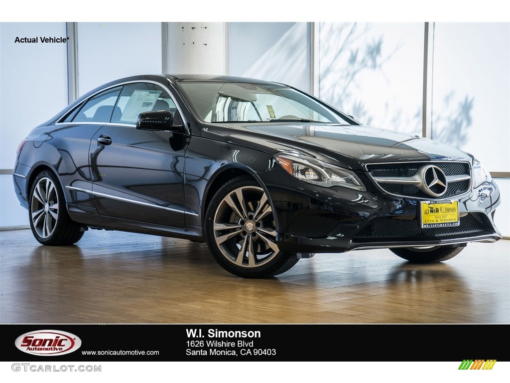 2017 E 400 Coupe - Black / Black photo #1