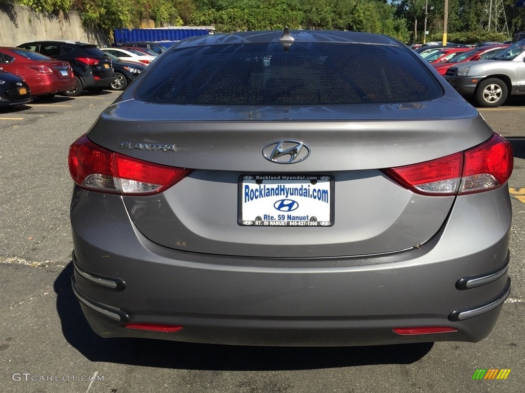 2012 Elantra GLS - Harbor Gray Metallic / Gray photo #5