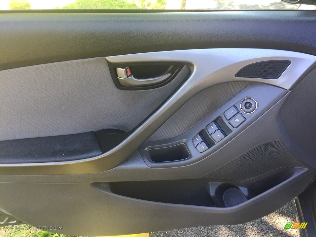 2012 Elantra GLS - Harbor Gray Metallic / Gray photo #7