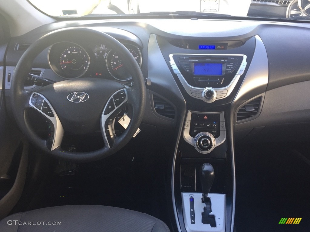 2012 Elantra GLS - Harbor Gray Metallic / Gray photo #13