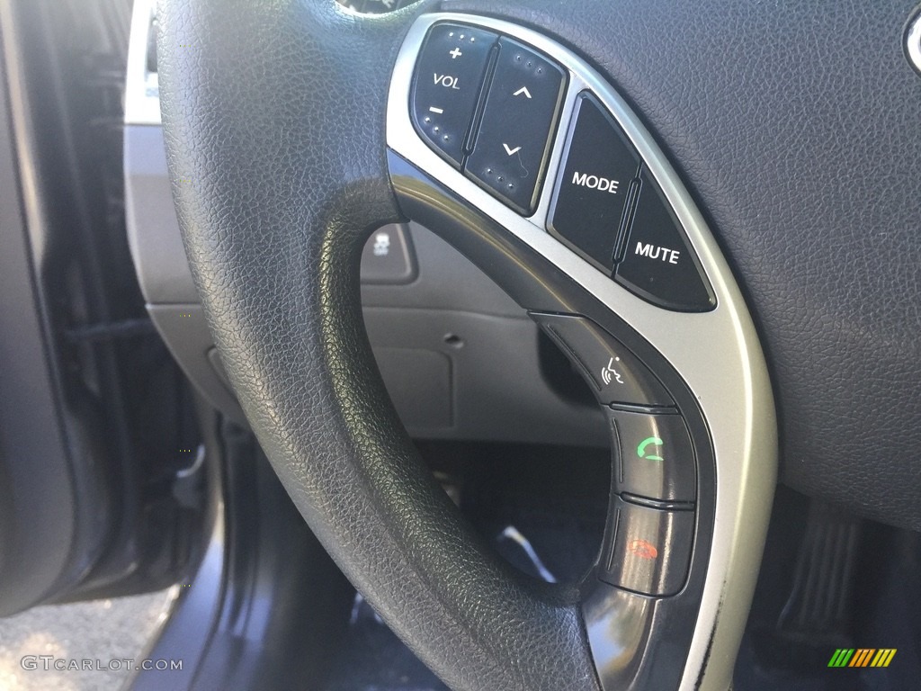 2012 Elantra GLS - Harbor Gray Metallic / Gray photo #14