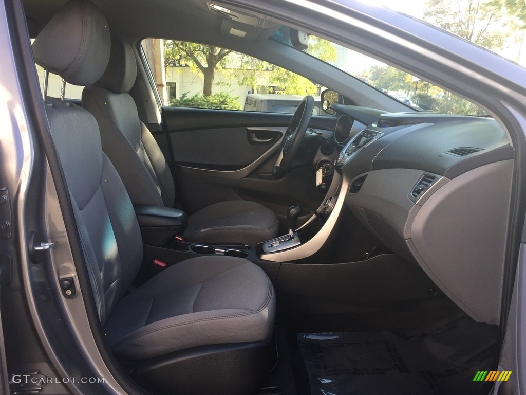 2012 Elantra GLS - Harbor Gray Metallic / Gray photo #24