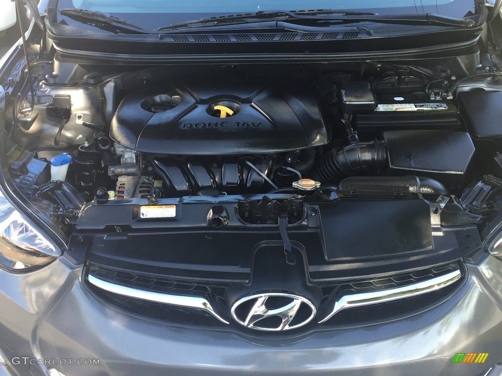 2012 Elantra GLS - Harbor Gray Metallic / Gray photo #27
