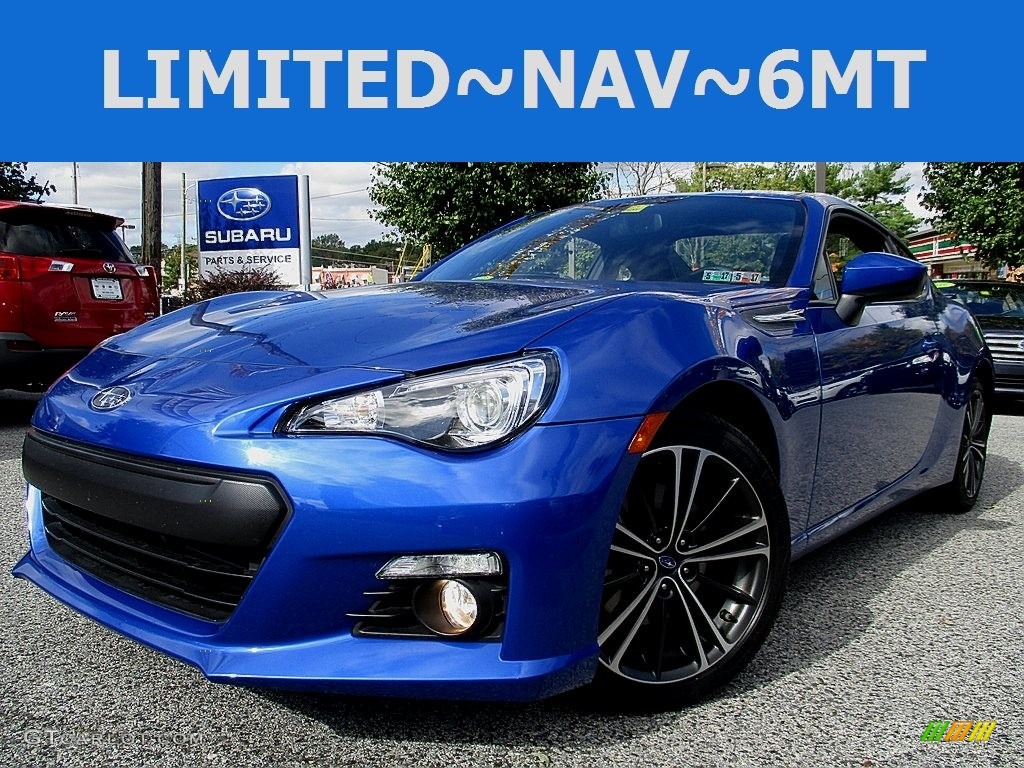 2015 BRZ Limited - WR Blue Pearl / Black photo #1