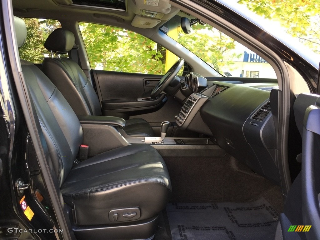 2005 Murano SE AWD - Super Black / Charcoal photo #25