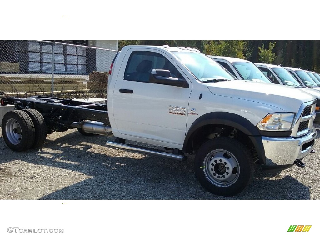 Bright White 2017 Ram 5500 Tradesman Regular Cab 4x4 Chassis Exterior Photo #116202671