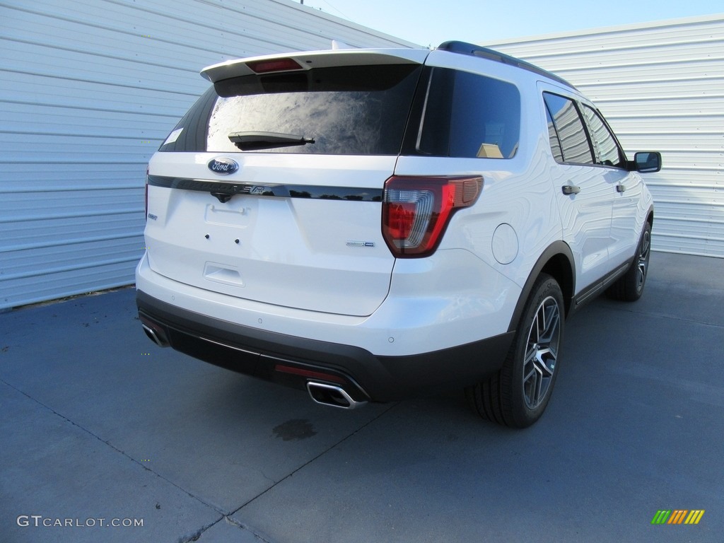 2017 Explorer Sport 4WD - White Platinum / Ebony Black photo #4