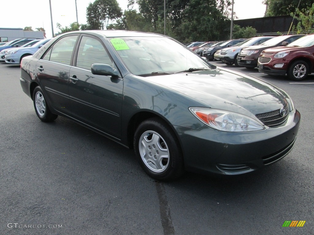 2003 Camry LE V6 - Aspen Green Pearl / Taupe photo #4