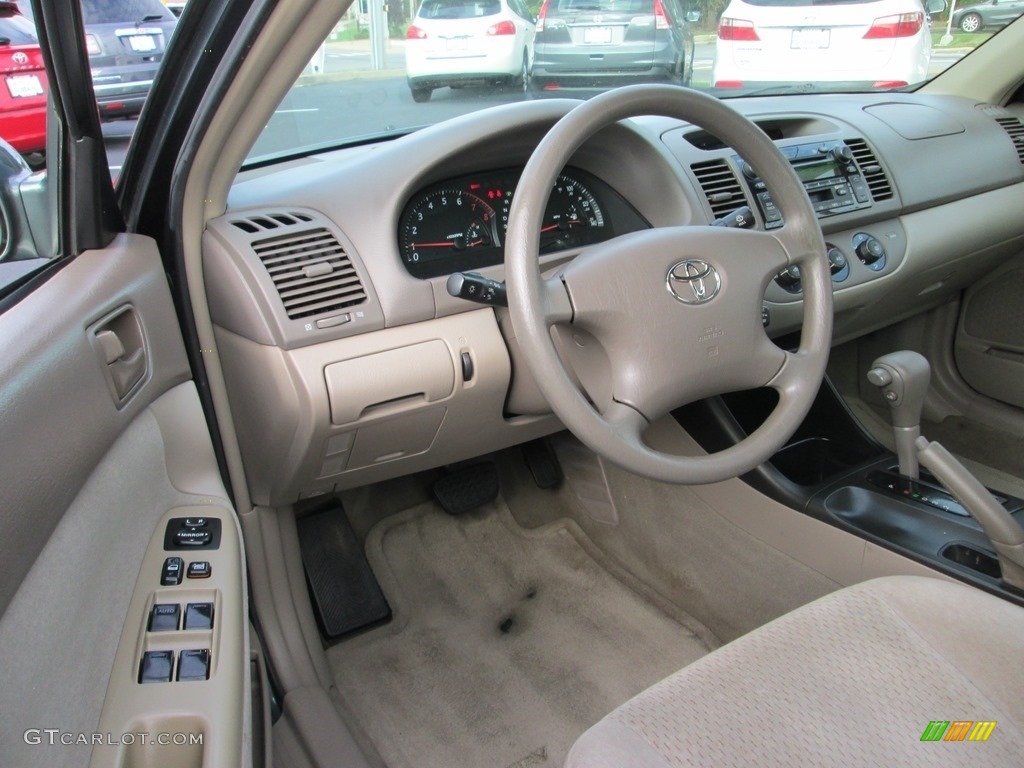 2003 Camry LE V6 - Aspen Green Pearl / Taupe photo #11
