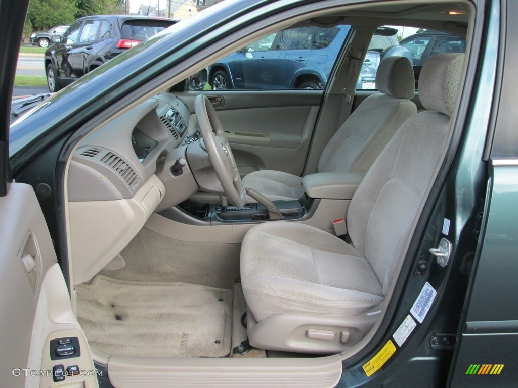 2003 Camry LE V6 - Aspen Green Pearl / Taupe photo #12