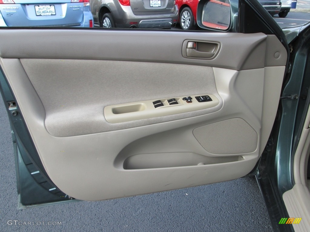 2003 Camry LE V6 - Aspen Green Pearl / Taupe photo #13