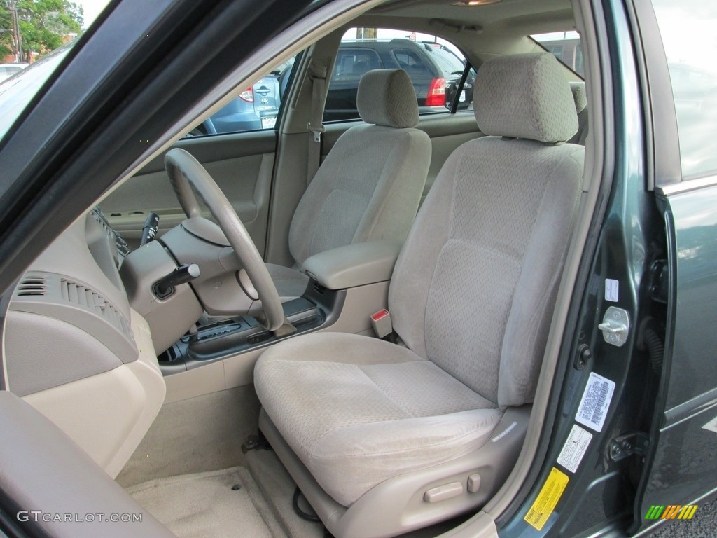 2003 Camry LE V6 - Aspen Green Pearl / Taupe photo #15