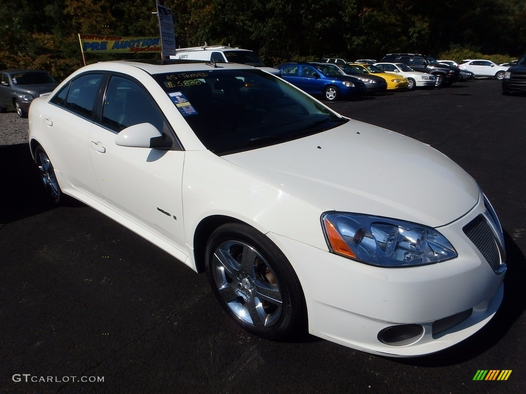 2008 G6 GXP Sedan - Ivory White / Ebony Black photo #5
