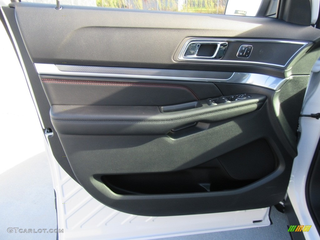 2017 Explorer Sport 4WD - White Platinum / Ebony Black photo #24