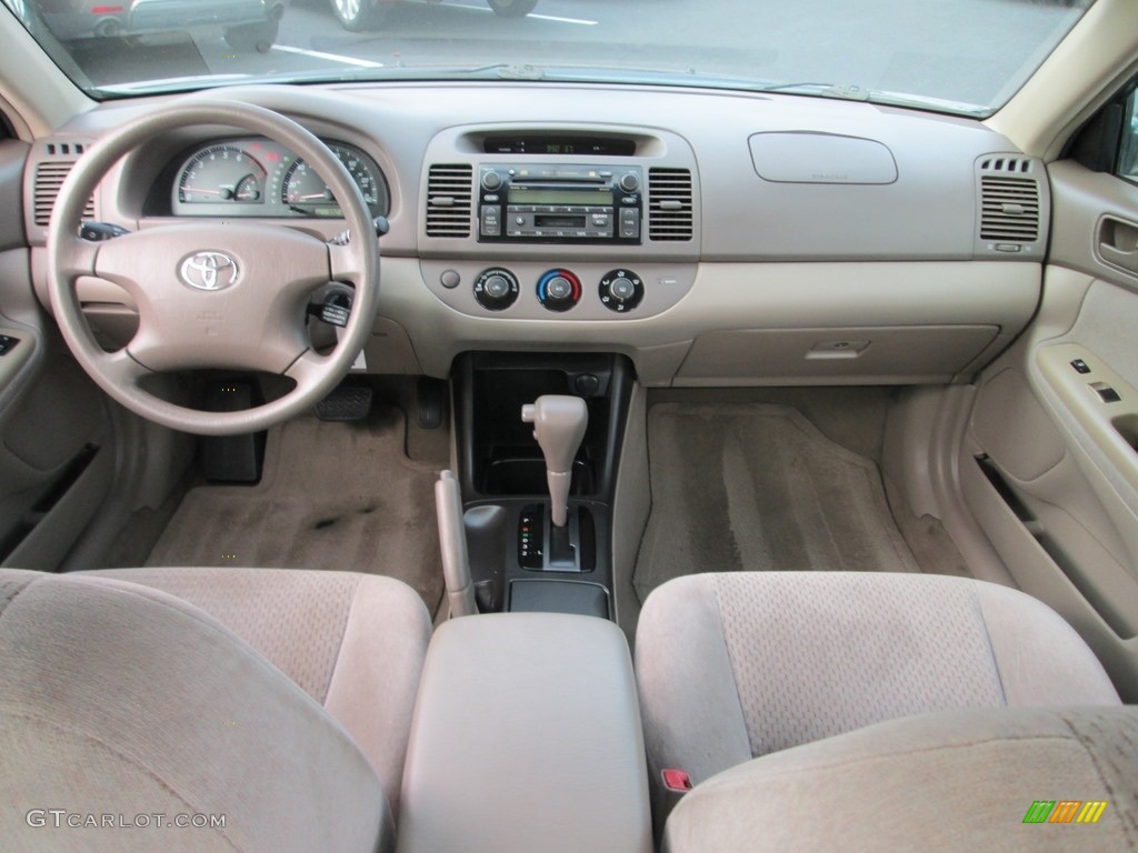 2003 Camry LE V6 - Aspen Green Pearl / Taupe photo #24